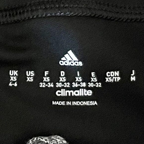🌺 Adidas Supernova Climalite Running Capri Crop Athleisure Leggings Size XS - Picture 10 of 11